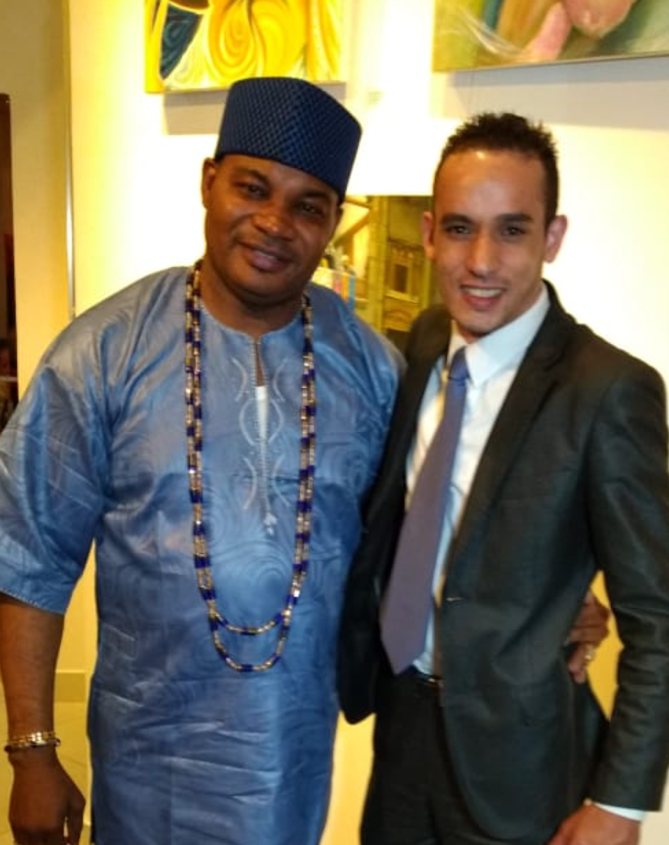 Elenilson Gomes com Otumbá, Príncipe da Nigéria